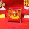 2026 God of Wealth 3D Weekly Calendar Memo Pad Tear Off Layered Paper Cube Prosperity Gift Desk Art Memo Pad with LED Light