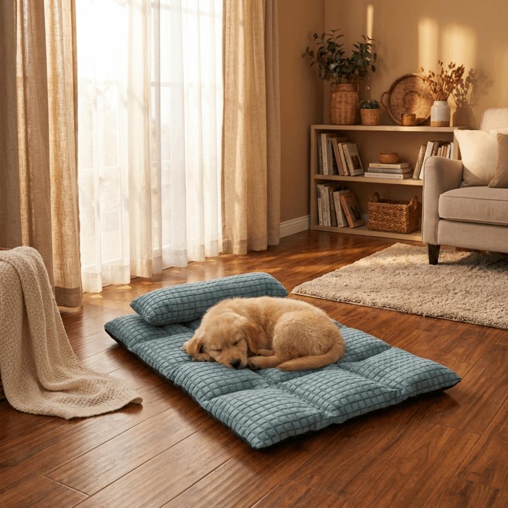Folding Dog Sleeping Mat Breathable Pet Cool Bed Mat Universal Dog Cooling Mat Indoor Use