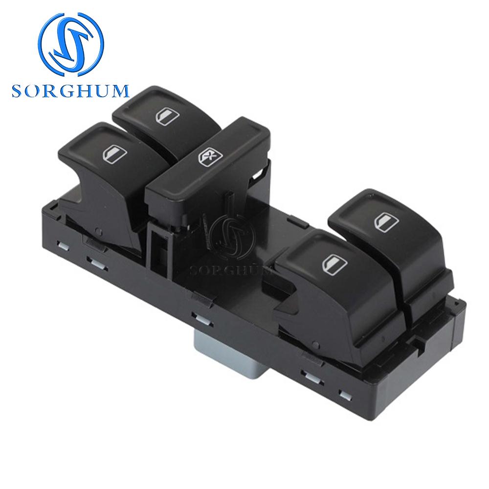 6C0959857 Car Electric Power Master Power Window Glass Control Switch Button For VW Polo 2014 2015 2016 2017 2018 6C0 959 857