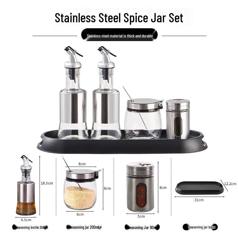 Банки и этикетки для кухонных специй