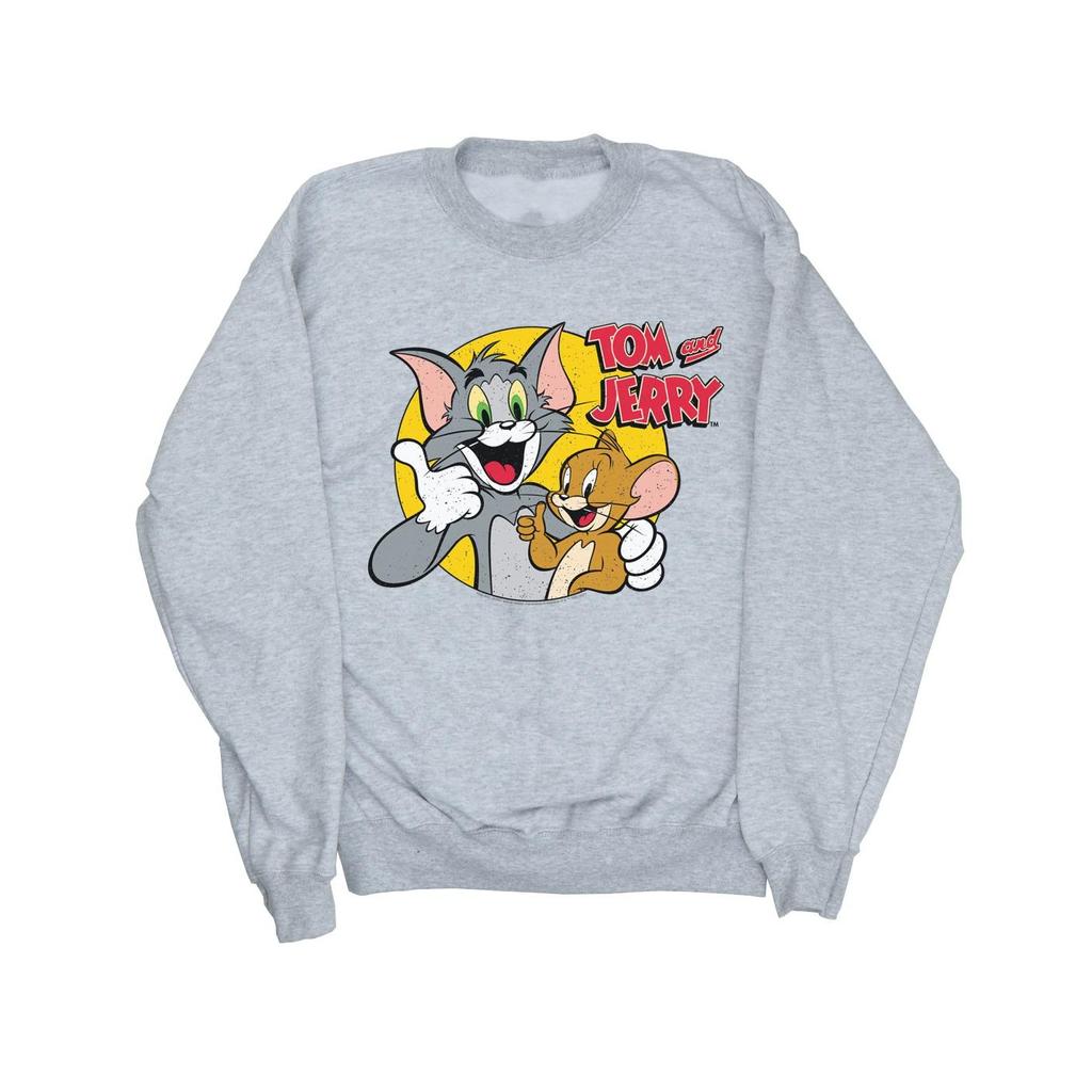Tom And Jerry Mens Thumbs Up Sweatshirt