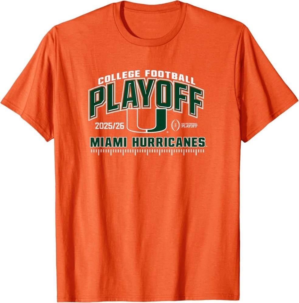 Miami Hurricanes College Football Playoff CFP 26 Orange TShirt Unisex T-Shirt