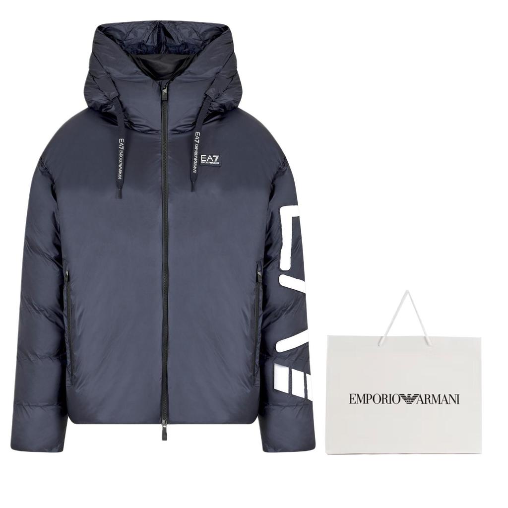EMPORIO ARMANI EA7 Puffer Jacket Men's Navy Blue 6DPB19-PNGAZ-1562