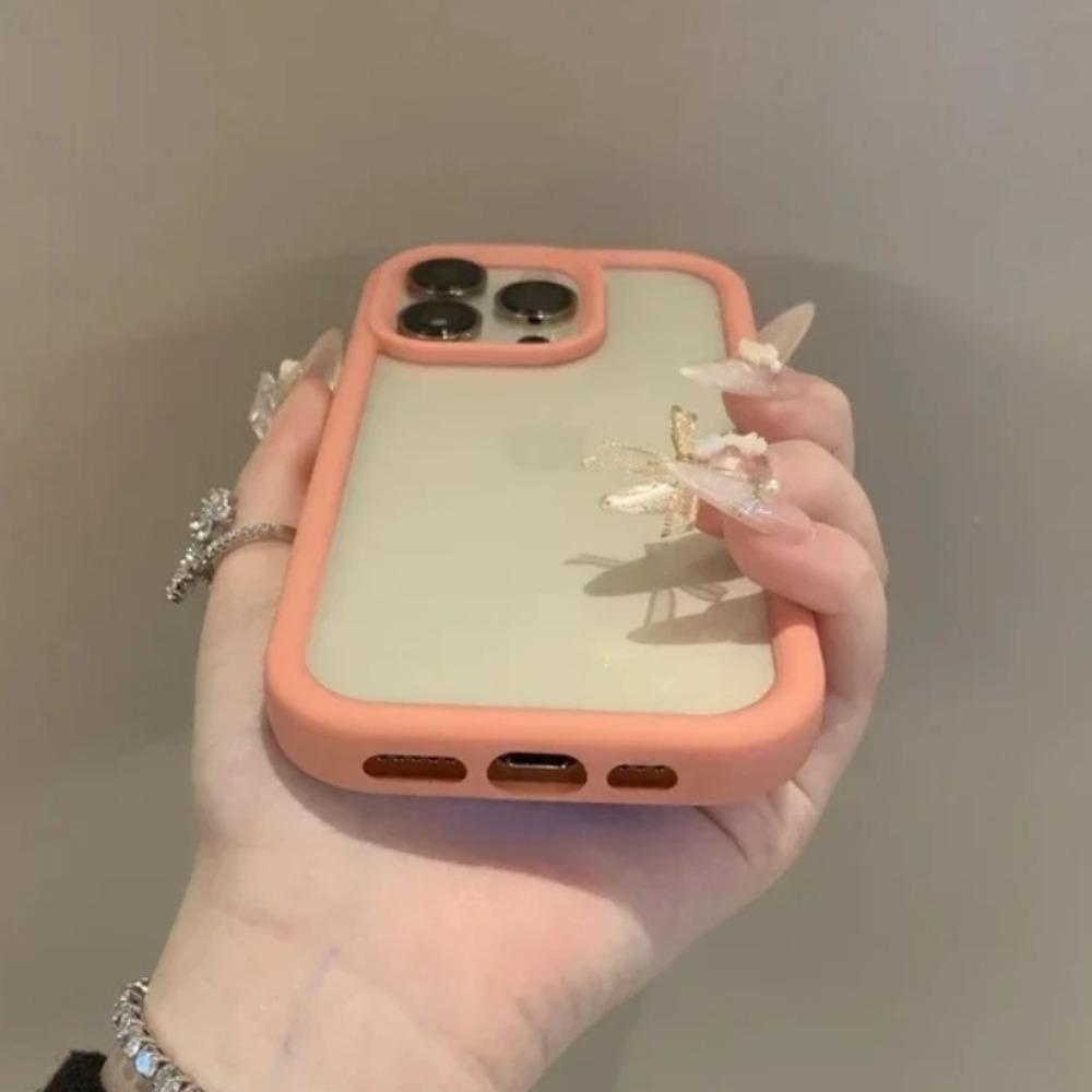 Роскошный прозрачный чехол-конфета для iPhone 17 Air 11 12 13 14 15 16 17 Pro Max Plus Ударопрочный прозрачный бампер Чехол