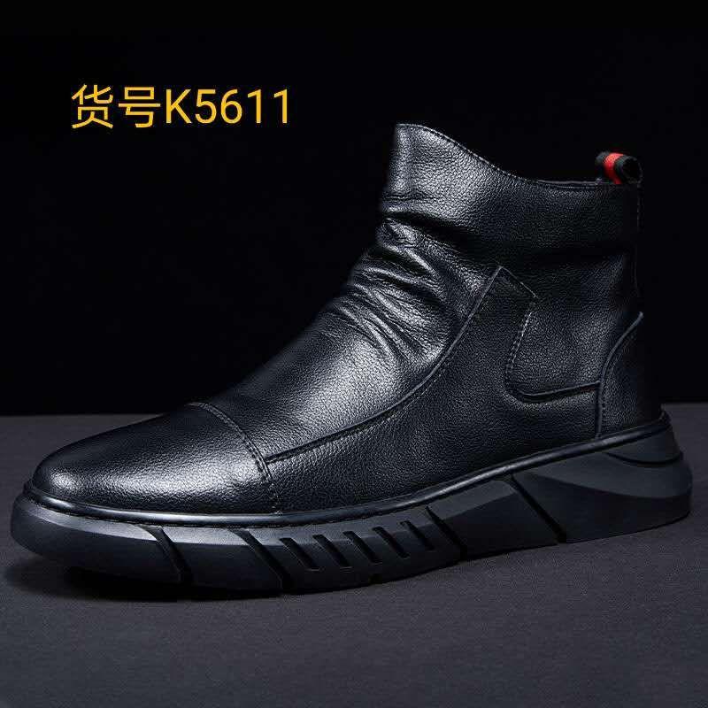 Мужские ботинки челси слипоны водонепроницаемые ботильоны ретро черные мужские модные ботинки мотоциклетная обувь большой размер 44