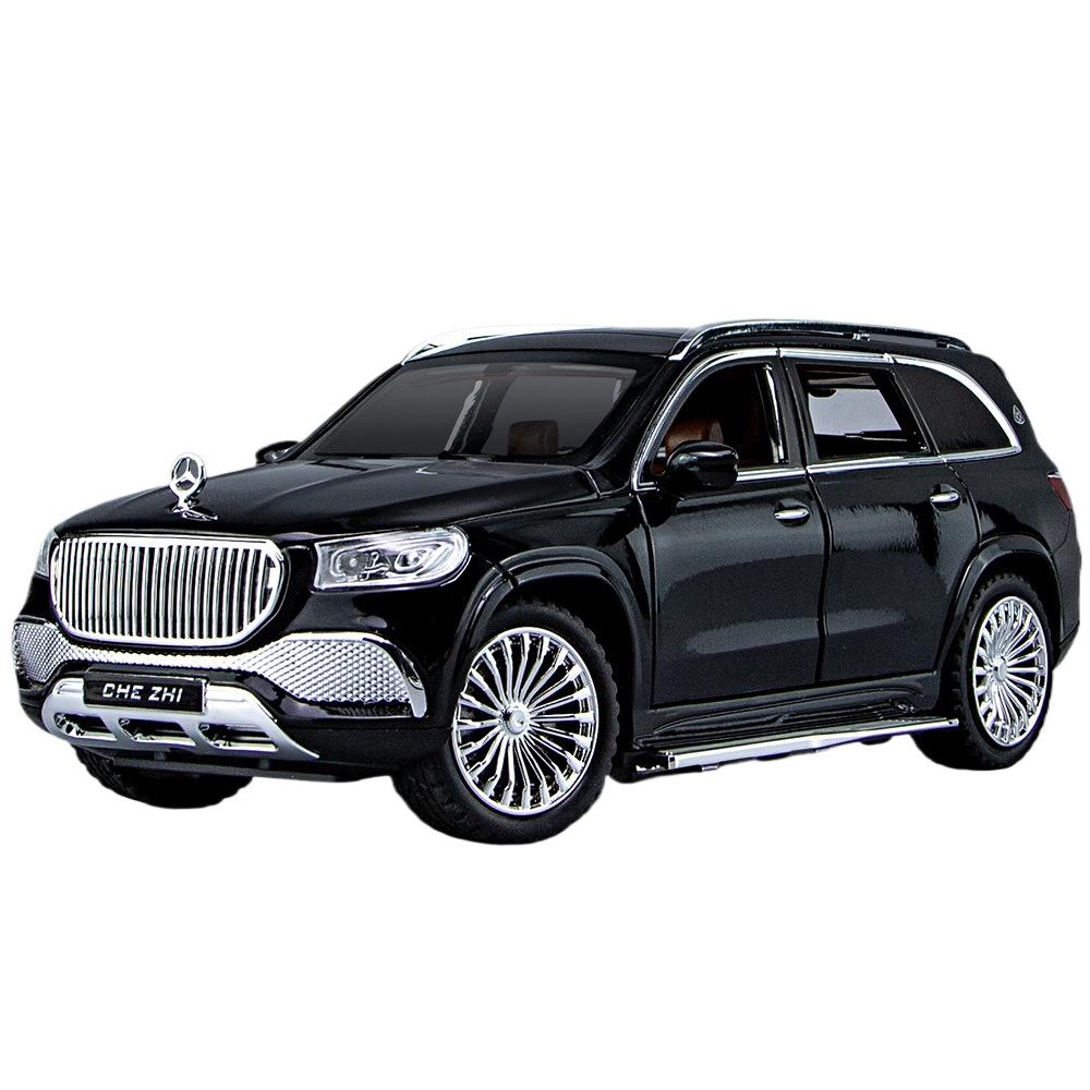 Масштаб 1/24 Симуляция Mercedes-Benz Maybach GLS600 Сплав Внедорожник Литая Металлическая Модель Коллекция Хобби Декоративные Изысканные Украшения Детская Игрушка