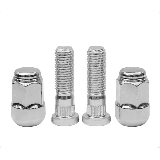 M12X1.50 Chrome Wheel Lug Stud Nut Set Compatible With Honda Odyssey Accord Civic CR-V Clarity Element S2000 Acura Legend CL NSX TLX TSX Pilot