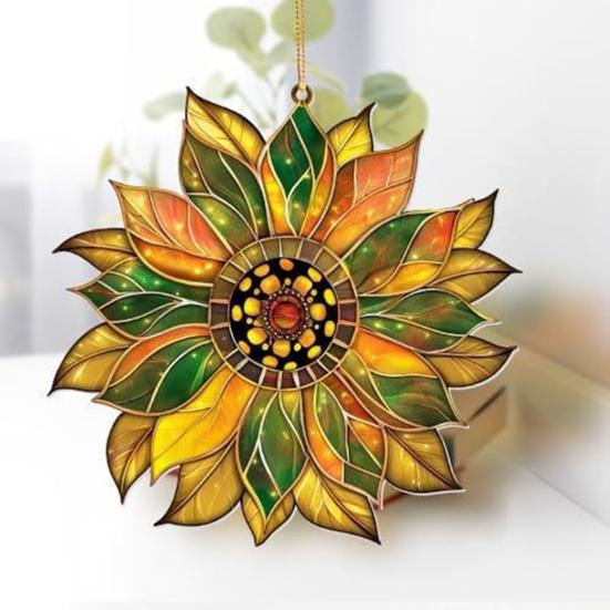 Плоские акриловые подвески-животные, разноцветные ловцы солнца, украшения для подвешивания на окно, на елку, декор для сада, ручной работы, подарок для любителей бабочек