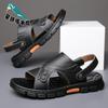 Cave Shoes Summer New Sandals Men's Fashion Half Slippers Beach Shoes Cool Sandals