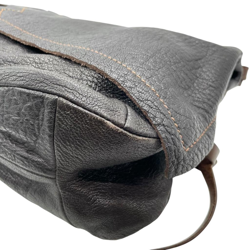 Used gentenHandbag Brown leather Women