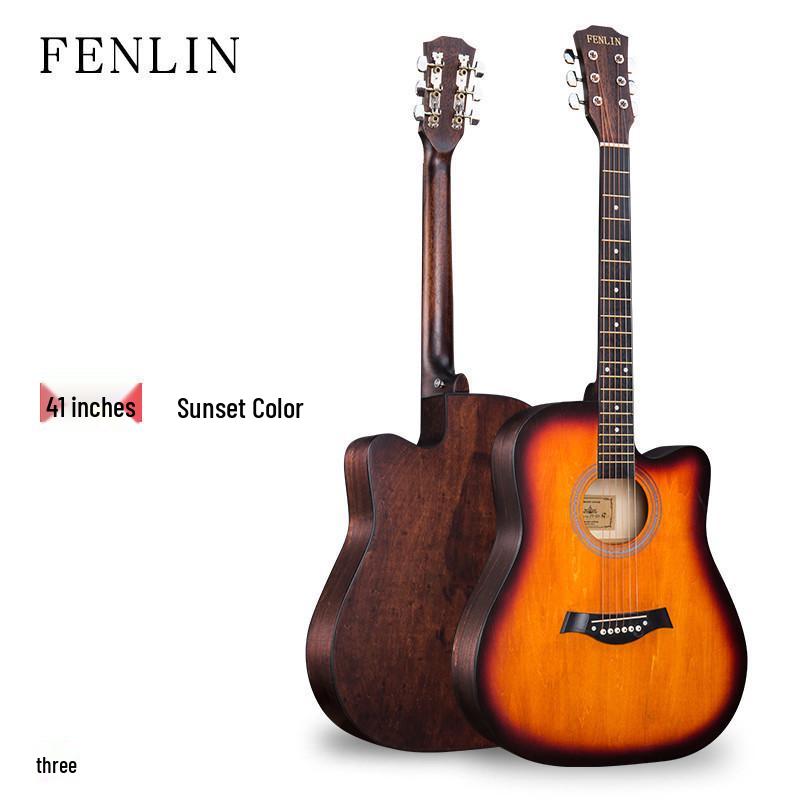 Начинающая акустическая гитара - Большое количество Липовое дерево Практический инструмент