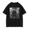 Смешная Волк с Аутизмом Мем Ретро 90-е Футболка Мужская Женская Мода Классический Юмор Короткий Рукав Футболка Оверсайз Повседневная Хлопковые Футболки