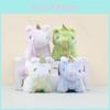 Lovely Cartoon Unicorn Plush Keychain With Vibrant Colors And Designs