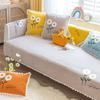 Little Daisy Printing Chenille Sofa Cushion Four Seasons Universal Non-Slip Modern Simple Seat Cover Cover