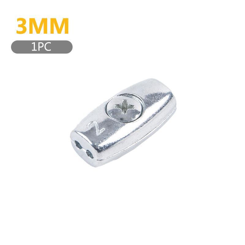 1/5Pcs 2/3/4/6/8Mm Cable Clamp Thread Wire Rope Grip Cable Simplex Clamps