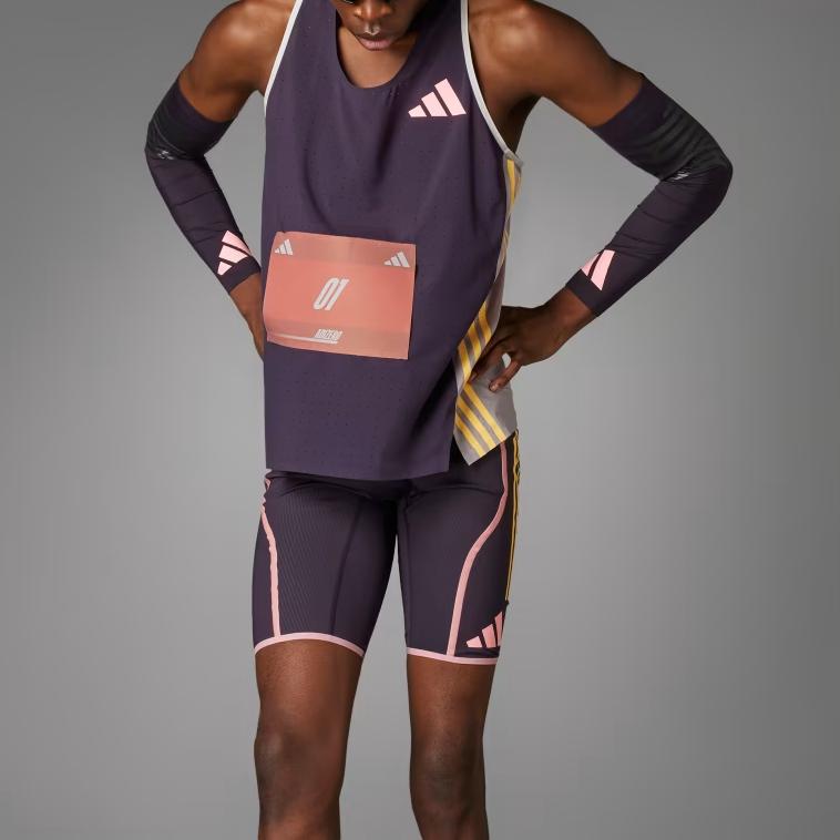 Adidas Adizero Promo Running Series Slim Fit Удобные повседневные спортивные шорты мужские шорты фиолетовые IN1119