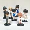 Set of 7 Detective Conan 6-inch Figures: Kaito Kid, Xiaolan, Shirley, Shuuichi, and Heiji Collectible Dolls and Ornaments.