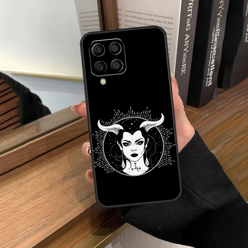 Чехол-сигил Лилит для Samsung Galaxy M32 M52 M12 M22 M13 M23 M33 M53 M14 M34 M54 M31 M51 M20 M31s M30s