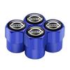APU1  4PCS Metal Car Badges Wheel Tire Valve Caps Covers Car Accessories For Nissan Nismo X-Trail 1 2 T32 Almera Qashqai Skyline Note