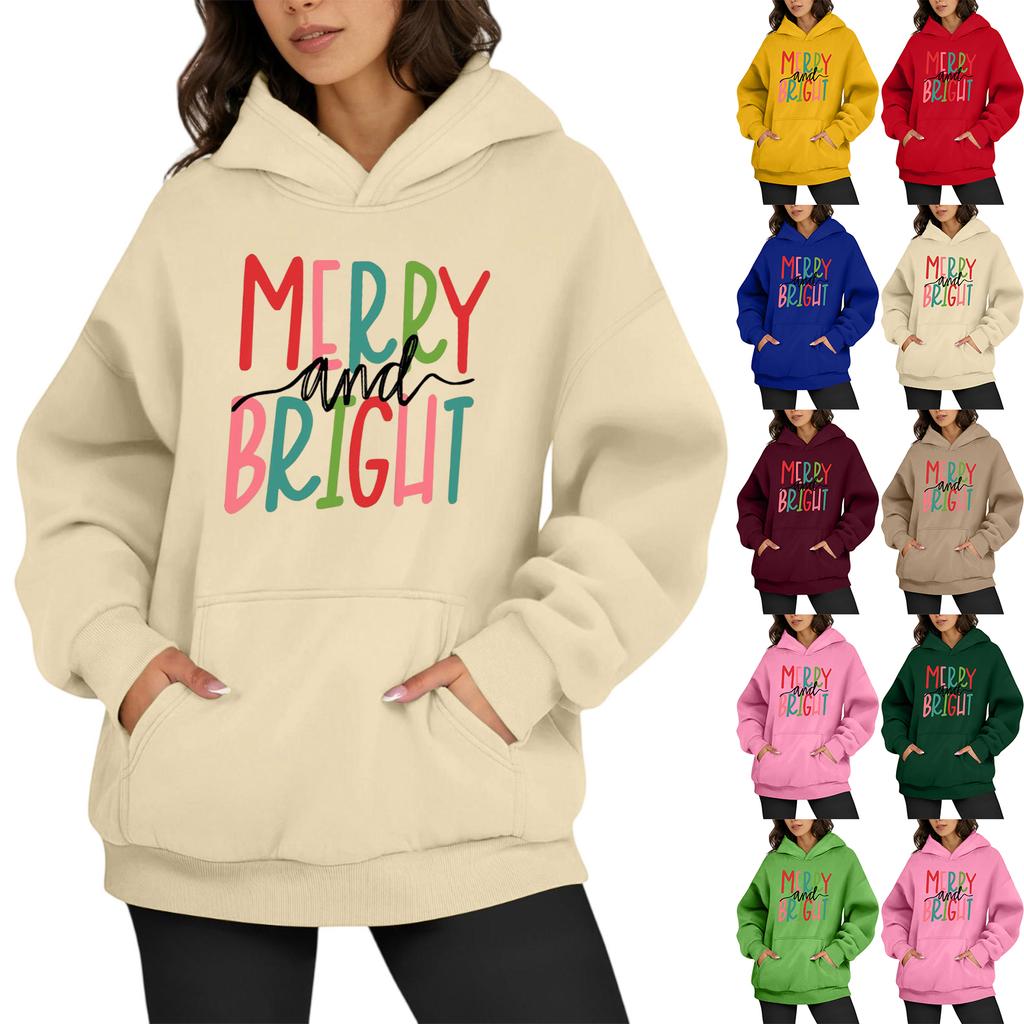 Womens Oversized Sweatshirts Fleece Hoodies Long Sleeve Shirts Pullover Fall Clothes With Pocket