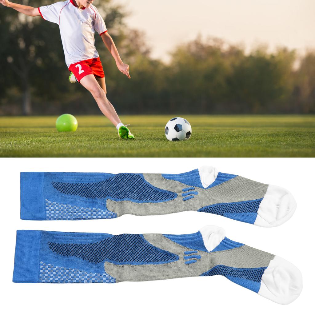 2 шт. Компрессионные носки Эластичные Дышащие Нейлоновые Спортивные Беговые Компрессионные Гольфы Размер S M