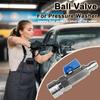 High Pressure Washer Ball Valve Kit With 3/8 or 1/4 Inch Quick Connector for Power Washer Hose Control Water Flow Switch