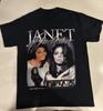 Новая графическая футболка Janet Jackson 1993 Подарок для фанатов Мужская Все размеры Унисекс