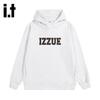Унисекс Толстовка с капюшоном и принтом букв Izzue
