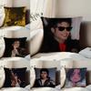 Наволочка Singer M-Michael Jackson с защитой от пылевых клещей, невидимой молнией, шелковистая, коротковорсовая, для диванной подушки.