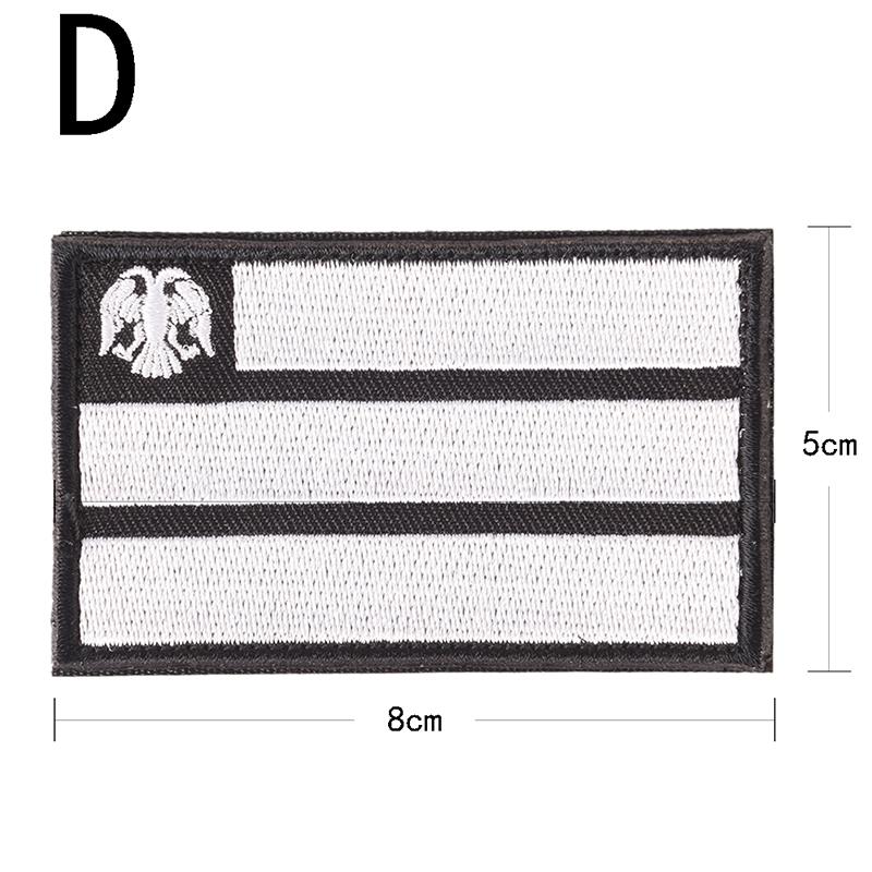 Вышитая нашивка с флагом России, военные тактические нашивки для рюкзака, нарукавная повязка для пришивания