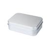 2Pcs Square Aluminum Soap Dish with Lid Soap Box Easy To Rinse Travel Soap Tray  Hotel