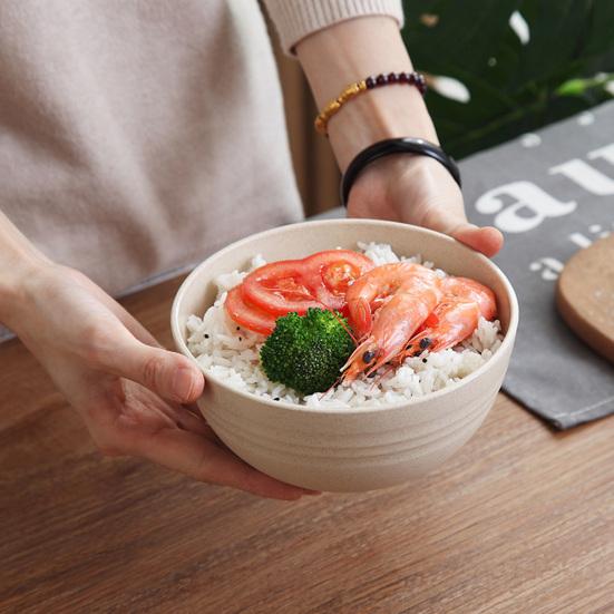 4 шт., удобные небьющиеся миски для круп, легко чистящиеся штабелируемые миски для риса для домашней кухни