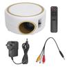 Mini Projector 1080P HD Wired Screen Mirroring Built In Speaker Portable LED Projector for Home