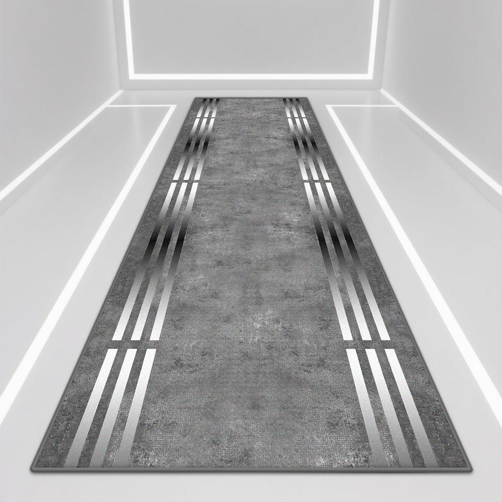 Modern Luxury Corridor Carpet Kitchen Decor Non-slip Runner Rugs Bathroom Passageway Entrance Door Mat Hotel Lobby Long Rug