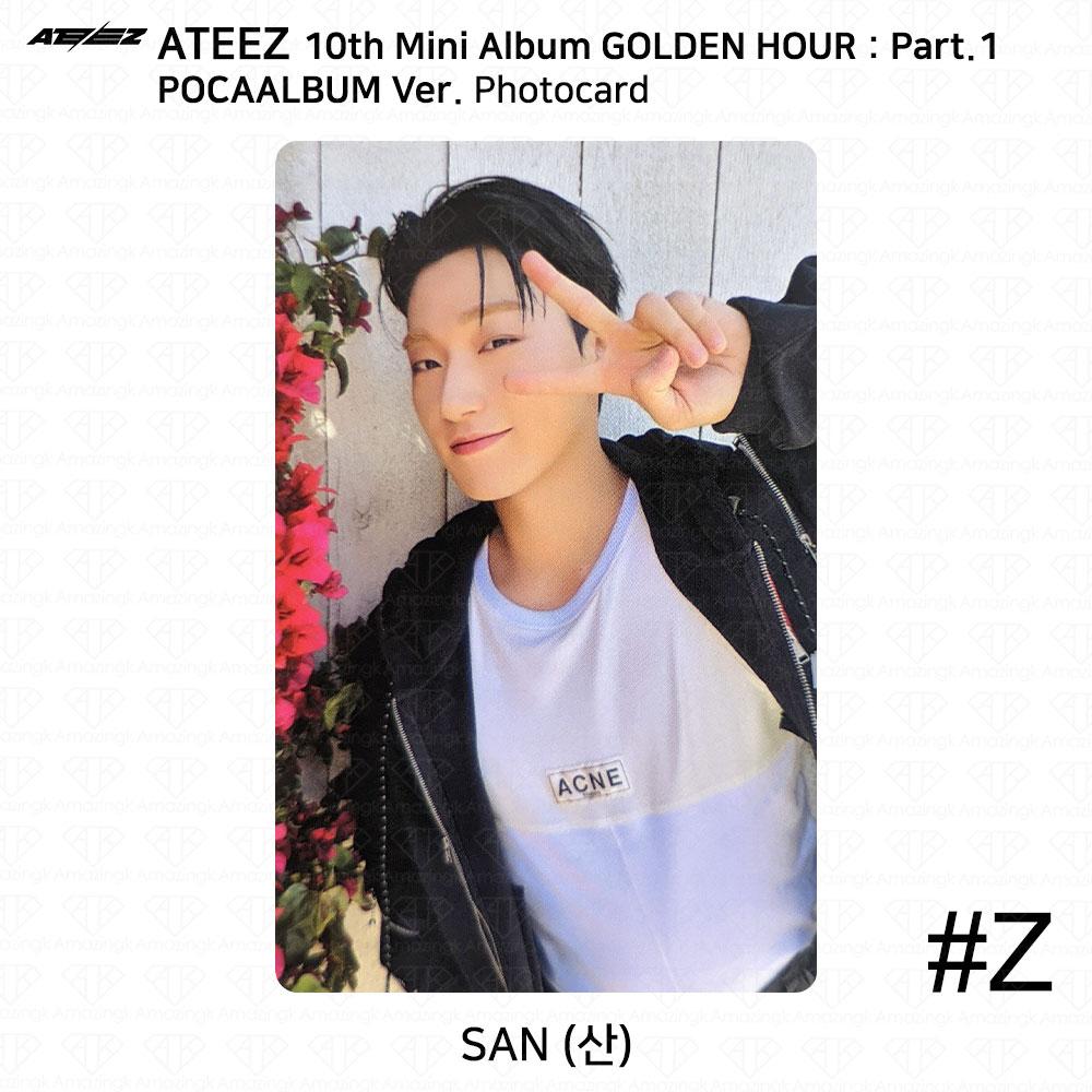 ATEEZ 10-й мини-альбом Golden Hour Part.1 POCAALBUM Фотокарта QR-изображение KPOP