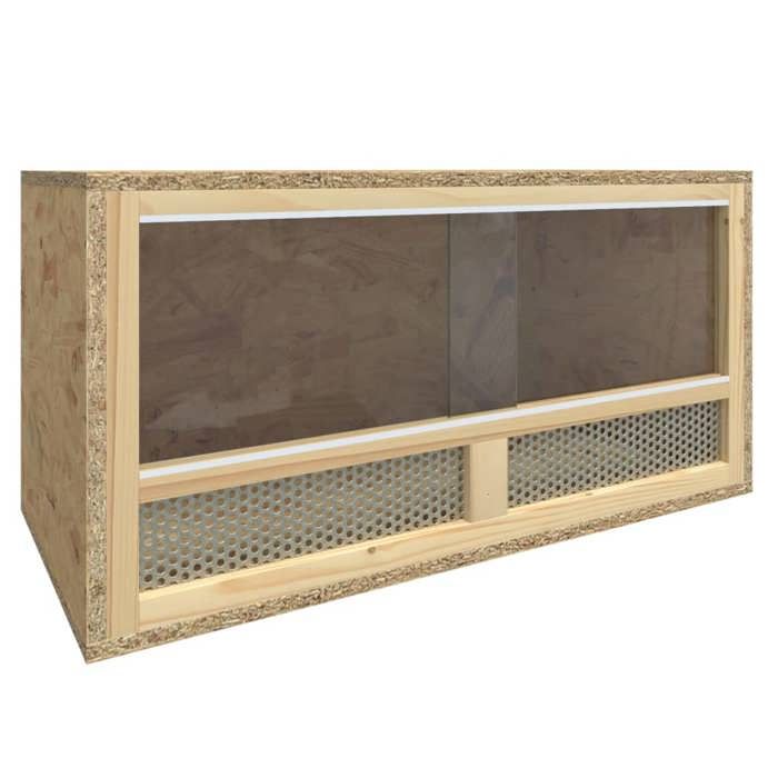 Terrarium - Maison Exclusive - Bois d'ingénierie - 60 x 30 x 30 cm - Verre anti-jaunissement