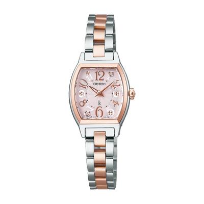 [Часы Seiko] Часы Rukia Happy Collection 2025 SS Основная серия SSWA012 женские серебристые + шелковисто-розовые