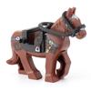 Single Sell Medieval Knight War Horses Wolves Tiger Bears Deer Dragon Animal Decorative Toy Moc Building Block Rope Saddles K039