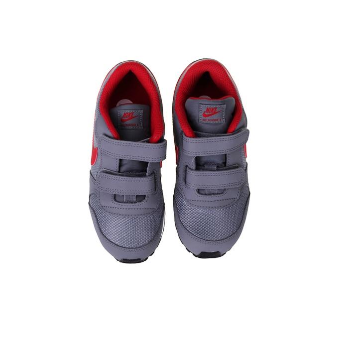 Nike MD Runner 2 Серый Красный Детские Кроссовки 806255-005