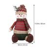 Christmas Snowman Doll Decor for Home with 1Pcs Decorative Snowman Ornament