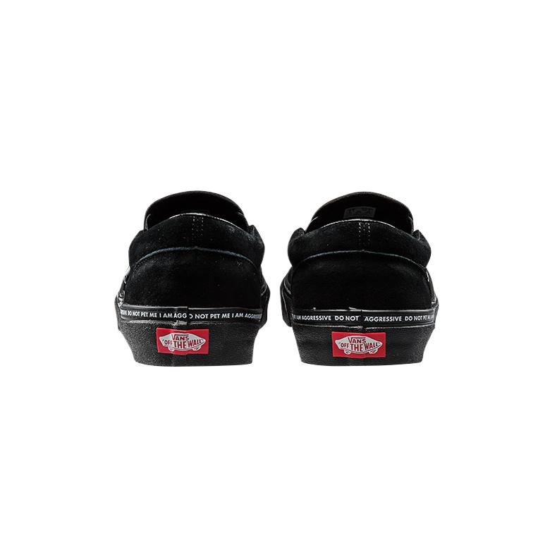Sankuanz x Vans Classic Slip-On Год Собаки Унисекс Кроссовки Черные VN0A38F7PYD