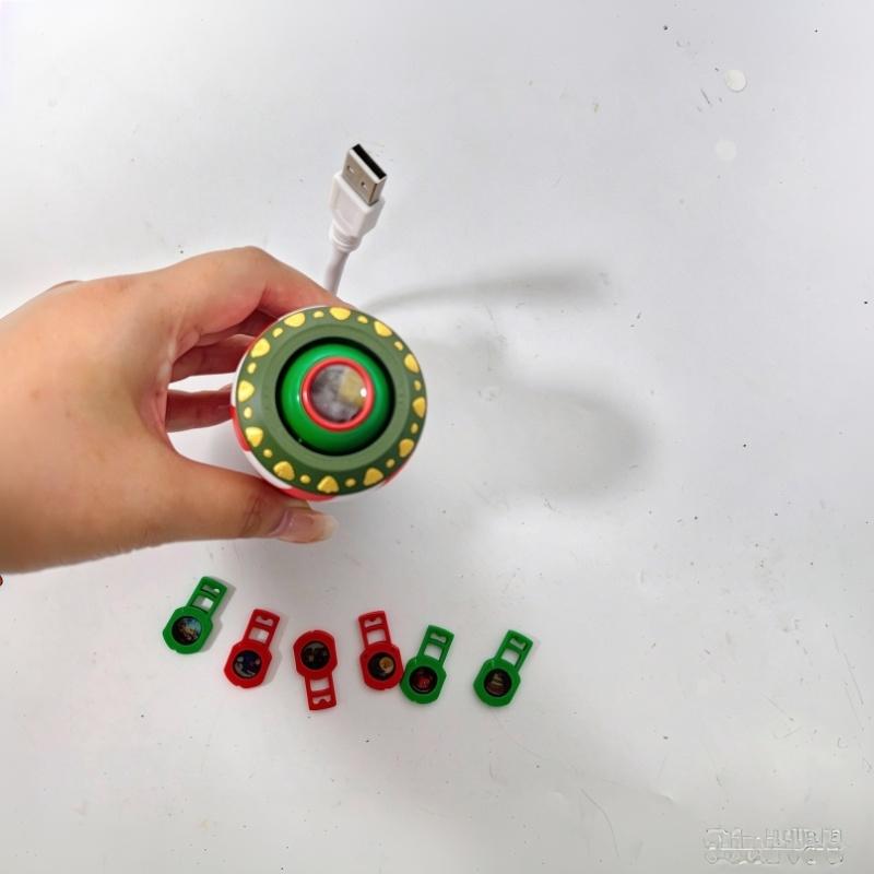 USB Рождественский Проектор Свет 6/12/24 Узора Гибкая Светодиодная Рождественская Проекционная Лампа Для Автомобиля Спальни Вечеринки Декор