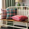 Grid Pattern Throw Pillowcover INS Style Cushion Cover Soft Christmas Pillowcase  Sofa/Bed
