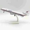 Масштаб 1/400 Malaysia Airways MD-11 20 см Литой сплав Самолет с шасси Модель Коллекция Подарок Демонстрационный самолет