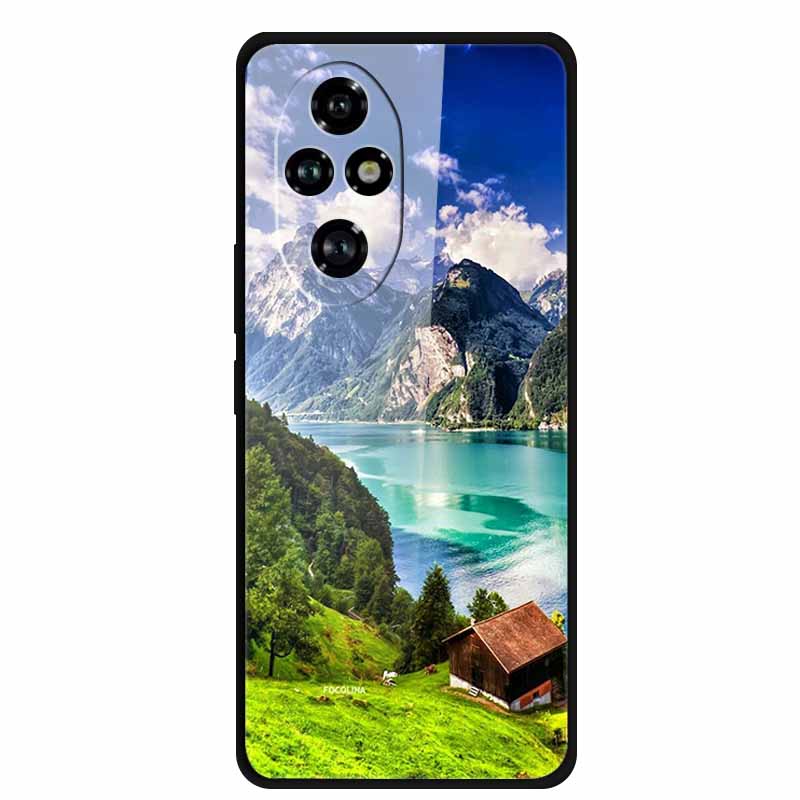 Tempered Glass Case For Honor 200 Pro Case Hard Phone Back Cover Soft Bumper For Honor 200 Pro Case Honor200 Pro 200Pro Bag Capa
