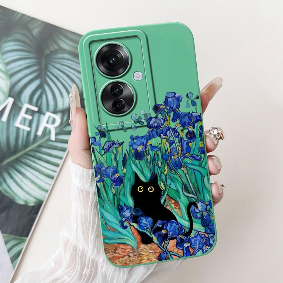 For OPPO Reno11 F 5G Case Reno 11F CPH2603 2024 Elegant Printing Camera Protective Shockproof Soft Silicone Phone Cases