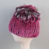 Russia New Winter Real Fur Beanies Hat Women 100% Genuine Real Rex Rabbit Hat Good Elastic Knitted Rex Rabbit Fur Caps