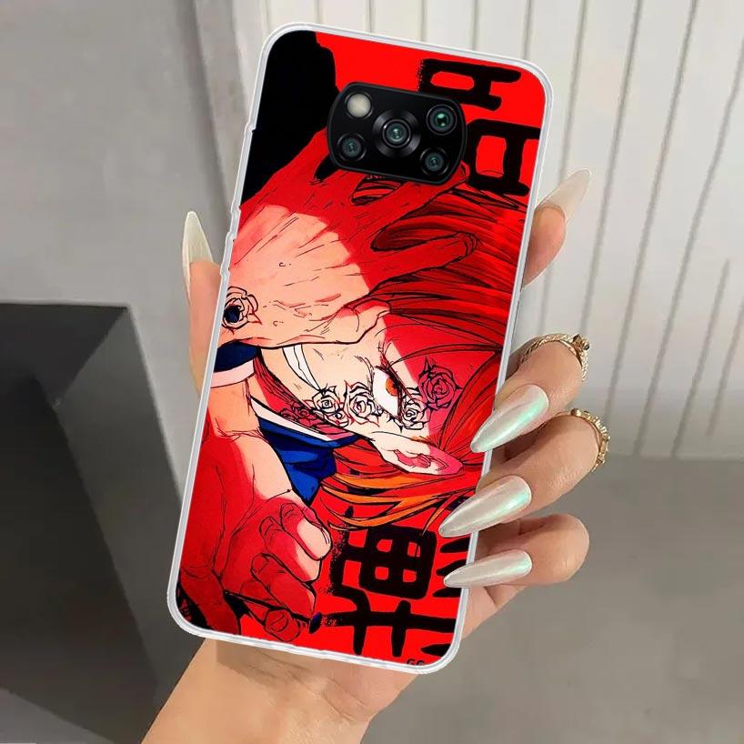 Чехол для телефона Japan Anime Jujutsus для Xiaomi Poco X5 X6 X7 Pro F7 Ultra M7 Redmi 15 15C 13 13C 12 12C 10 10A 10C 9 9A 9C 9T