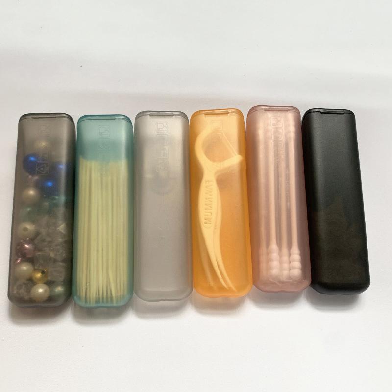 Mini Toothpick Storage Boxes Toothpick Holder With Lid Home Kitchen Dining Table Hotel Restaurant Portable Small Toothpick Case