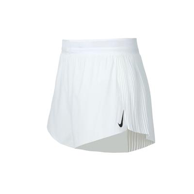 Шорты для бега Aeroswift Solid Logo High Waist, женские, белые, FN2328-100